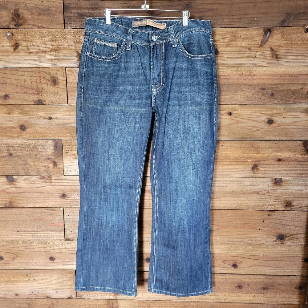 36 X 30 Rock & Roll Denim Double Barrel Bootcut Relaxed Bootcut MOD7715